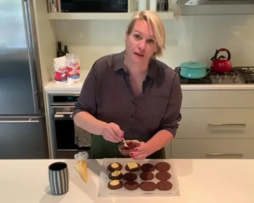 Nanaimo Thumbprint Cookies with Julie from Dinner with Julie
