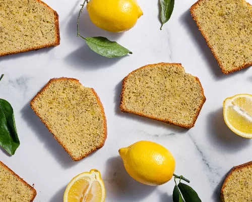 Lemon Poppy Seed Olive Oil Pound Cake