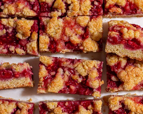 Raspberry Crumble Bars