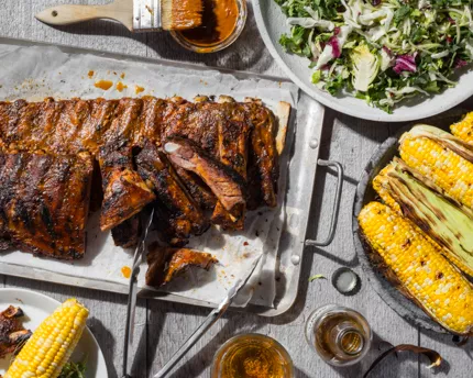 Smoky Mustard BBQ Ribs