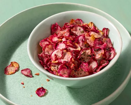 Rosemary Radish Crisps