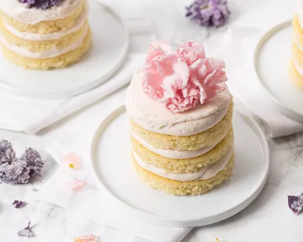 Floral Buttermilk Tea Cakes