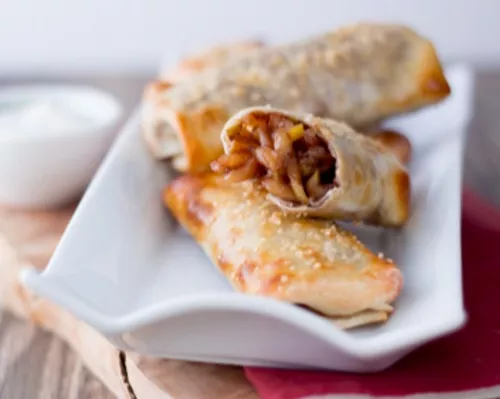 Apple Spring Rolls