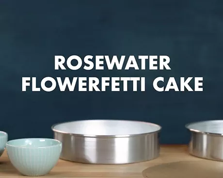 Rosewater Flowerfetti Cake