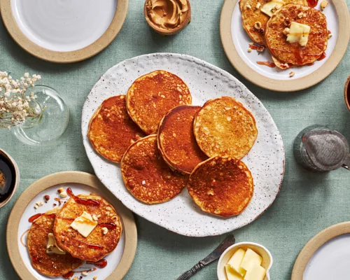 Rosa Parks’ Featherlite Peanut Butter Pancakes