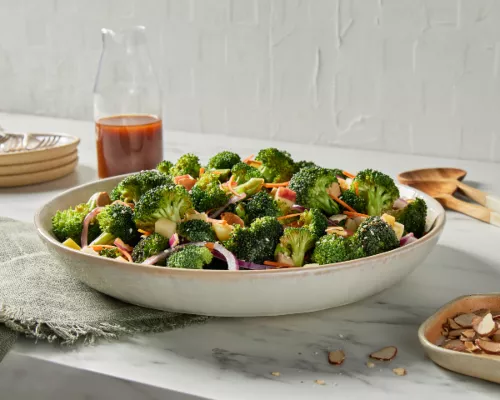 Broccoli Salad with Gochujang Dressing
