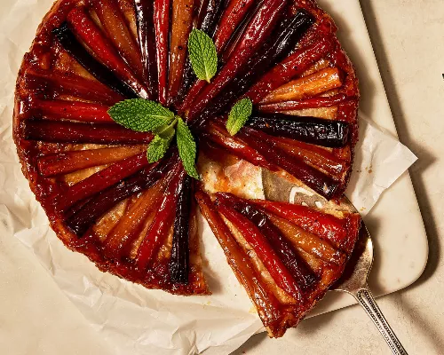 Savoury Root Vegetable Tarte Tatin