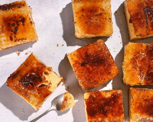 Brûléed Brown Sugar Cheesecake Bars