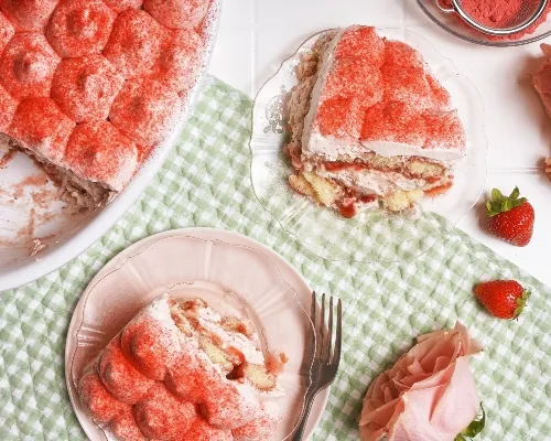Strawberries & Cream Tiramisu
