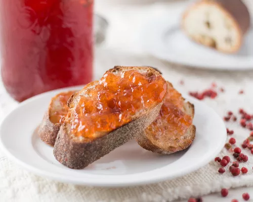 English Breakfast Tea Spiced Crab Apple Jelly